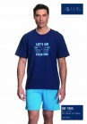 Pijama Hombre Marino 7805 Asman