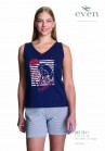 Pijama Mujer Marino 7811  Even