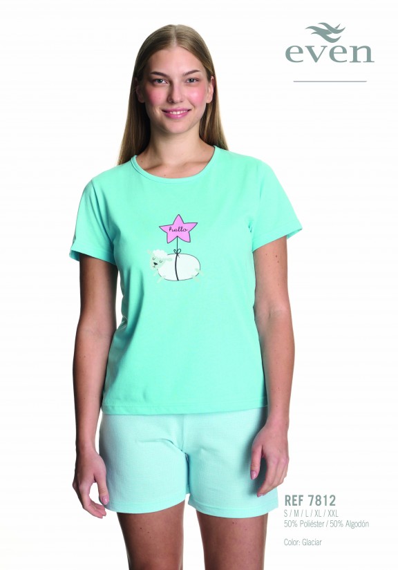Pijama Mujer Glaciar 7812  Even