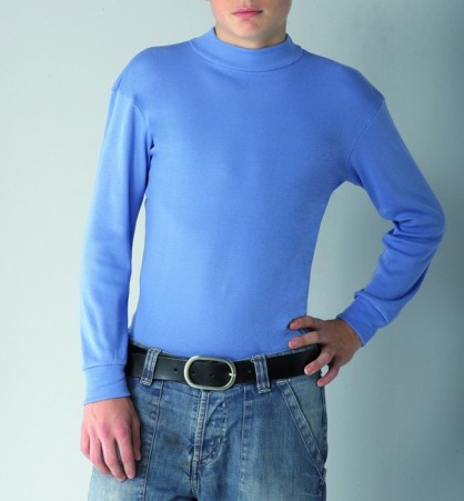 1131 Camiseta cuello semicisne, marca Assman